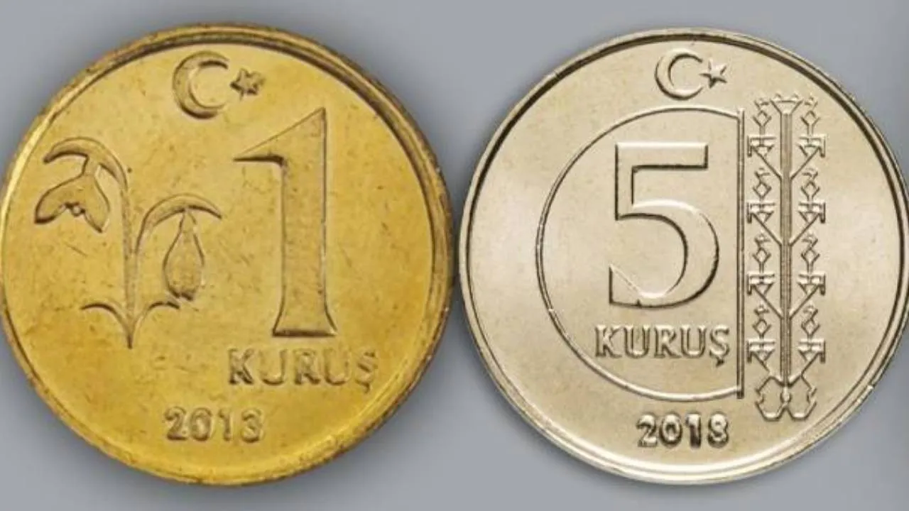 1 ve 5 Kuruş Artık Basılmayacak