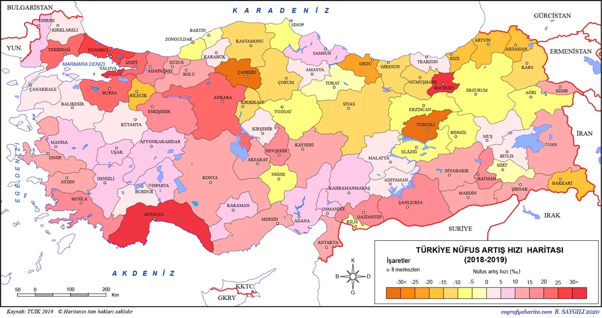 Türkiye’de nüfus patladı!
